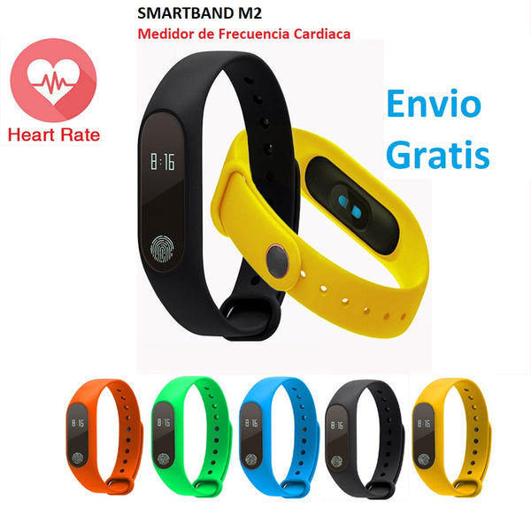 Brazalete Pulsera Reloj Inteligente Cardiaco Smartband M2 Tecnologia Gipel