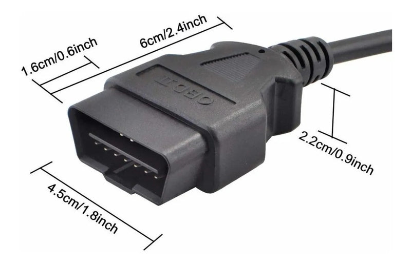 Cable Adaptador de OBD2 a OBD2