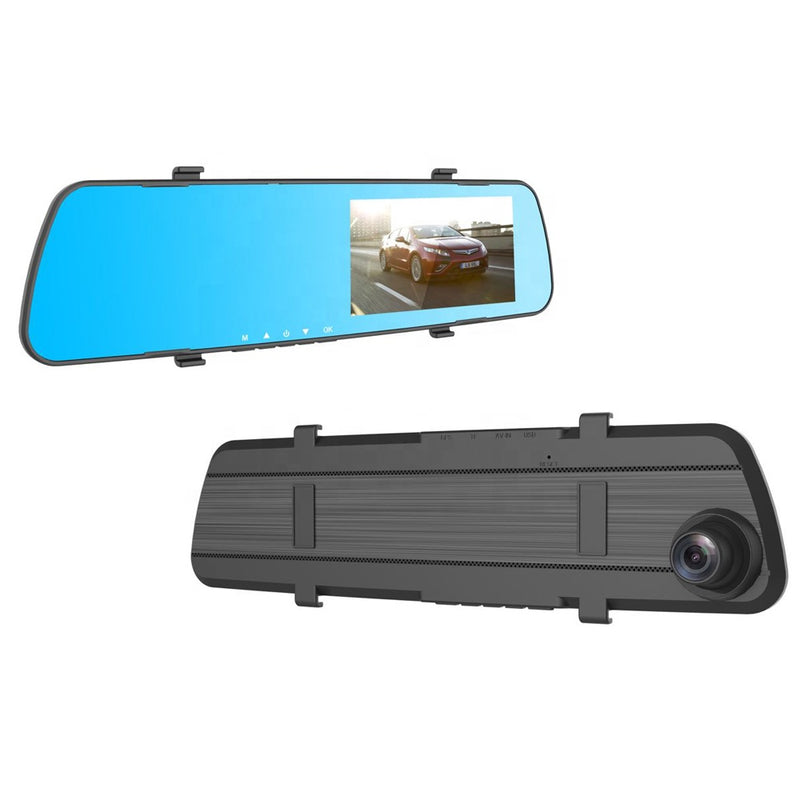 PRIMETECHS Espejo retrovisor Touch de 3mp FullHD, Doble cámara