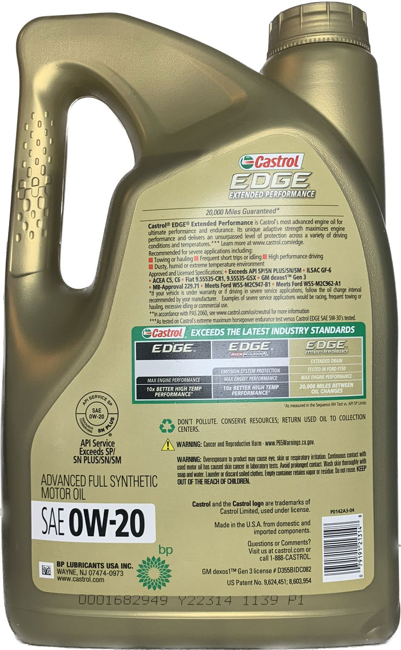 Aceite Sintetico CASTROL 4.73 L en Tienda Inglesa