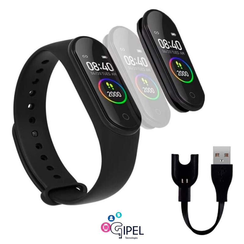 Brazalete Pulsera Reloj Inteligente Cardiaco Smartband M2 – Tecnologia Gipel