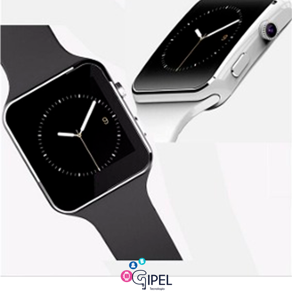 Set Smartwatch reloj inteligente curvo X6 SIM, bluetooth y cámara Mayorista