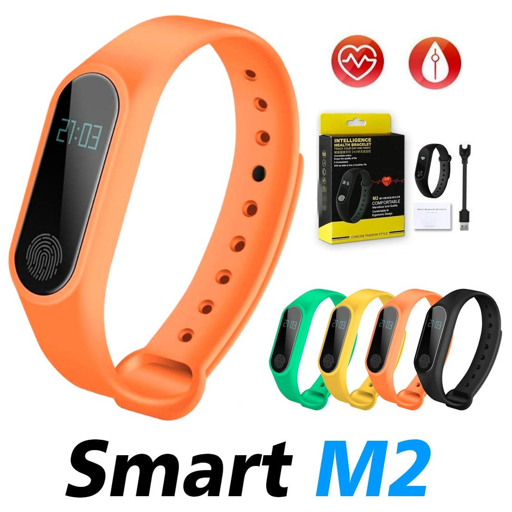 Brazalete Pulsera Reloj Inteligente Cardiaco Smartband M2 Tecnologia Gipel