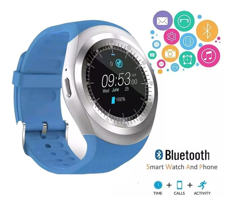 Reloj Inteligente Celular Y1 Smart Watch Sim Camara Bt Sd